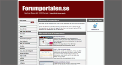 Desktop Screenshot of forumportalen.se