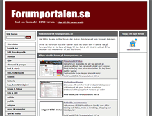 Tablet Screenshot of forumportalen.se